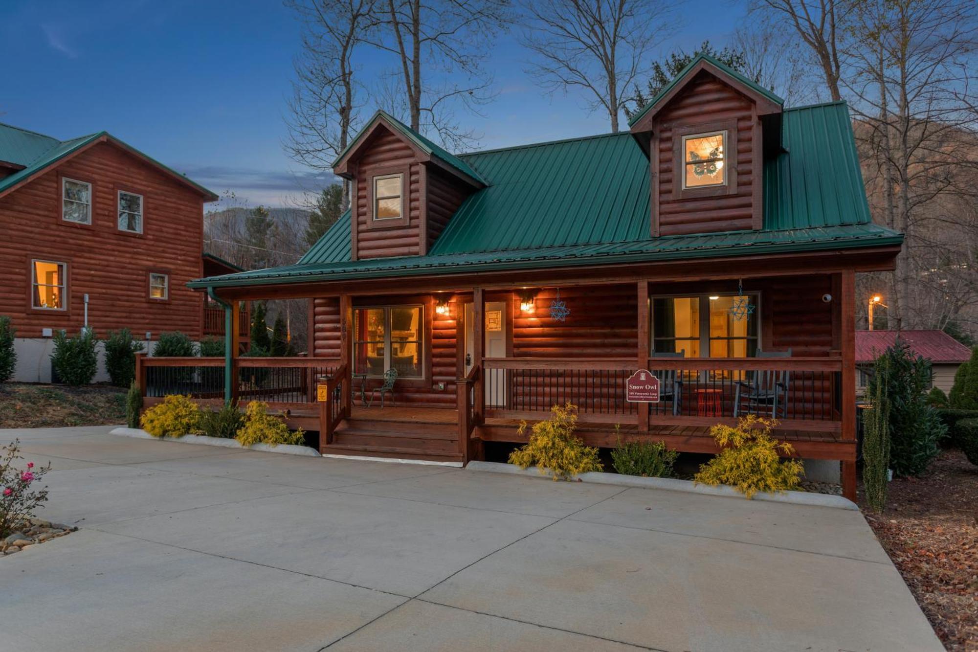 The Snow Owl Cabin Maggie Valley Exterior foto